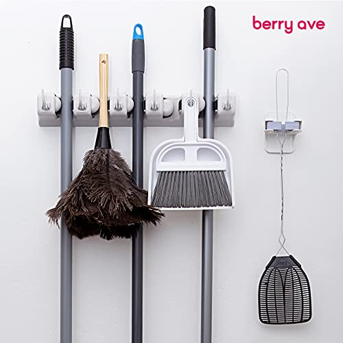 Berry Ave Broom Holder and Garden Tool Organizer Rake or Mop Handles U